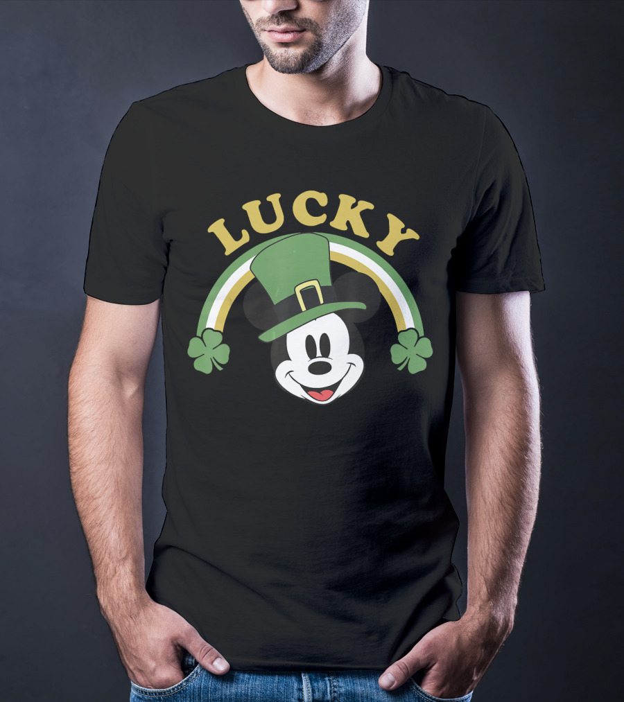 Lucky Mickey St. Patrick's Day Disney Mickey And Friends T-Shirt