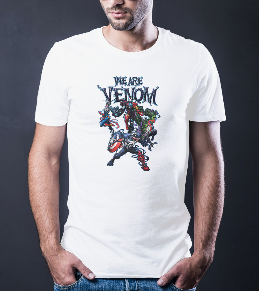 We Are Venom Marvel Spider Man Maximum Venom Group Shot Characters T-Shirt