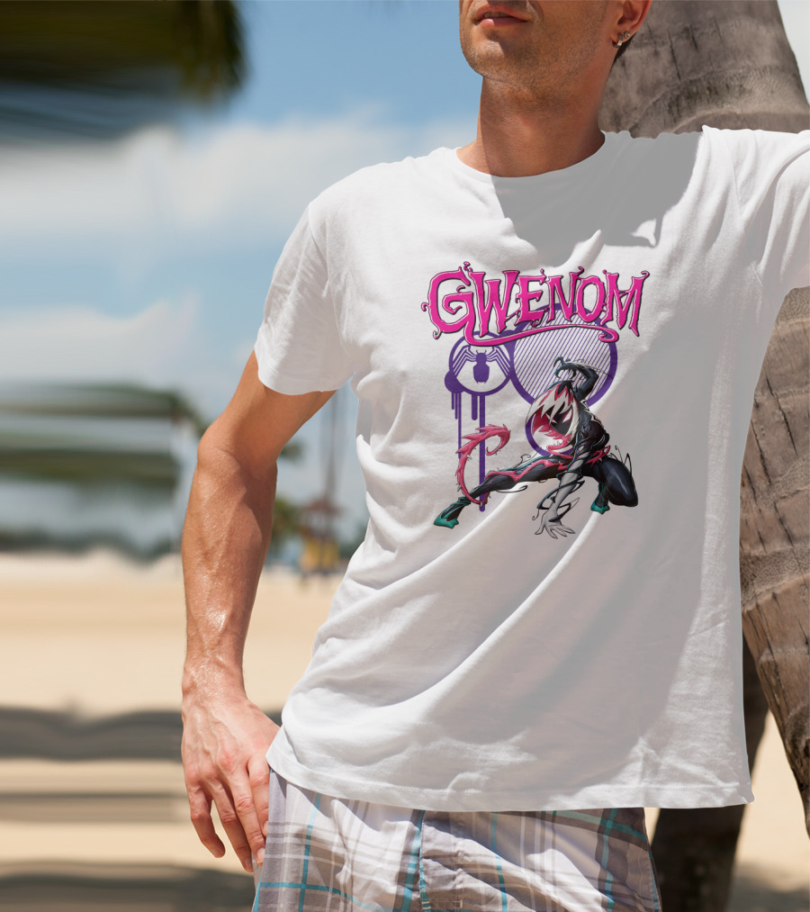 Marvel Spider-Man Maximum Venom Gwenom Dynamic Pose T-Shirt