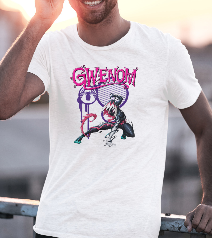 Marvel Spider-Man Maximum Venom Gwenom Dynamic Pose T-Shirt