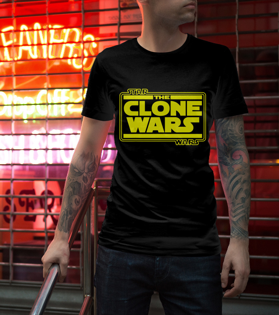 Star Wars The Clone Wars Yellow T-Shirt
