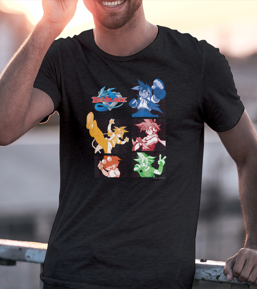 BEYBLADE GENERATION 1 BLADEBREAKERS MONO DARK DRAGON T-Shirt