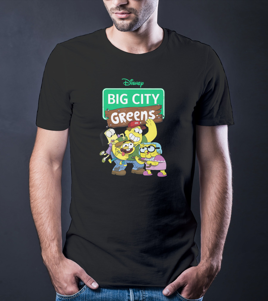 Disney Channel Big City Greens Characters Group Hug T-Shirt