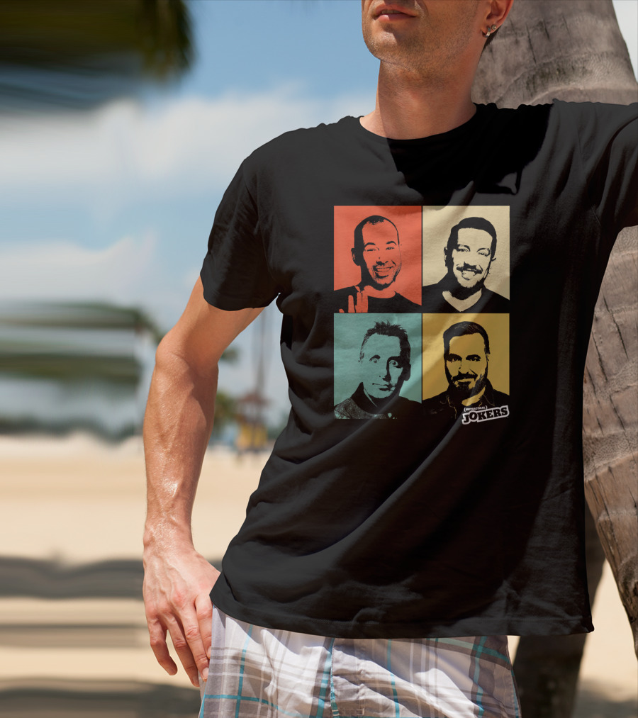 Impractical Jokers Colorful Pop Art Style Portraits T-Shirt