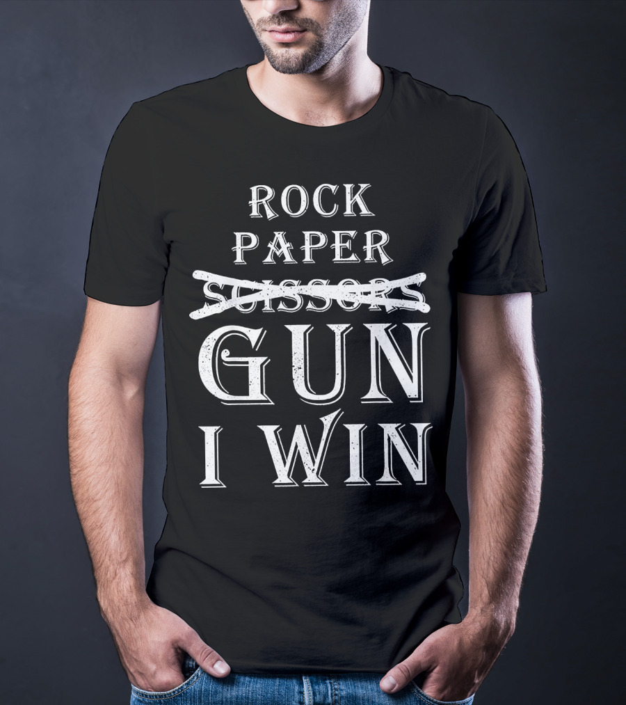 Rock Paper Gun I Win T-Shirt