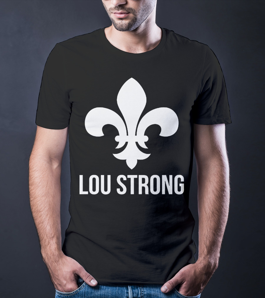 LOU STRONG Fleur-de-Lis T-Shirt