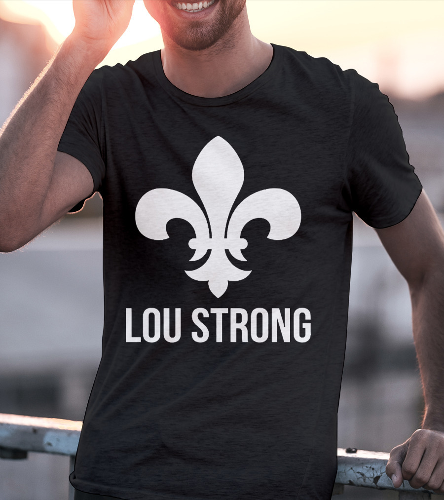 LOU STRONG Fleur-de-Lis T-Shirt