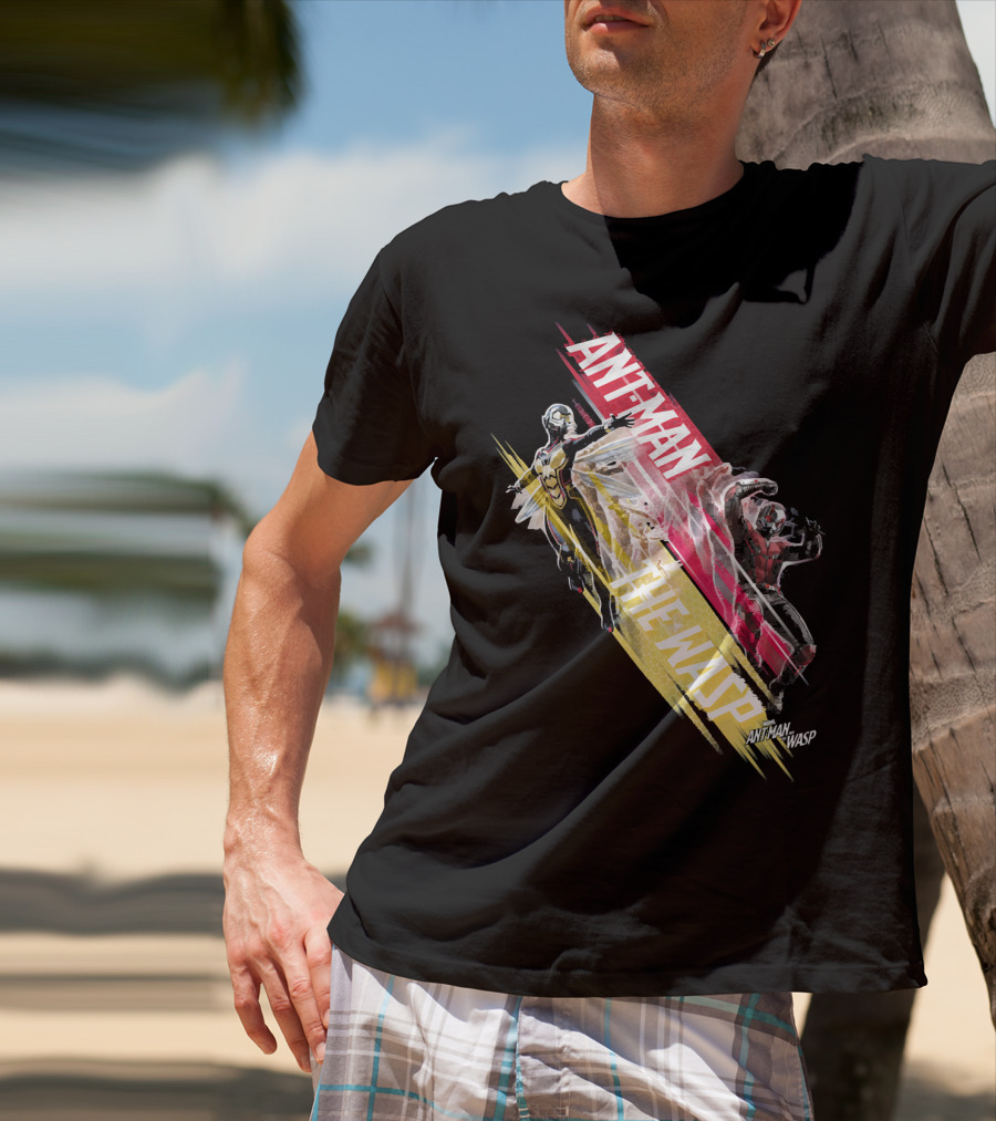 Ant-Man And The Wasp Marvel Official Artwork Dynamic Motion T-Shirt
