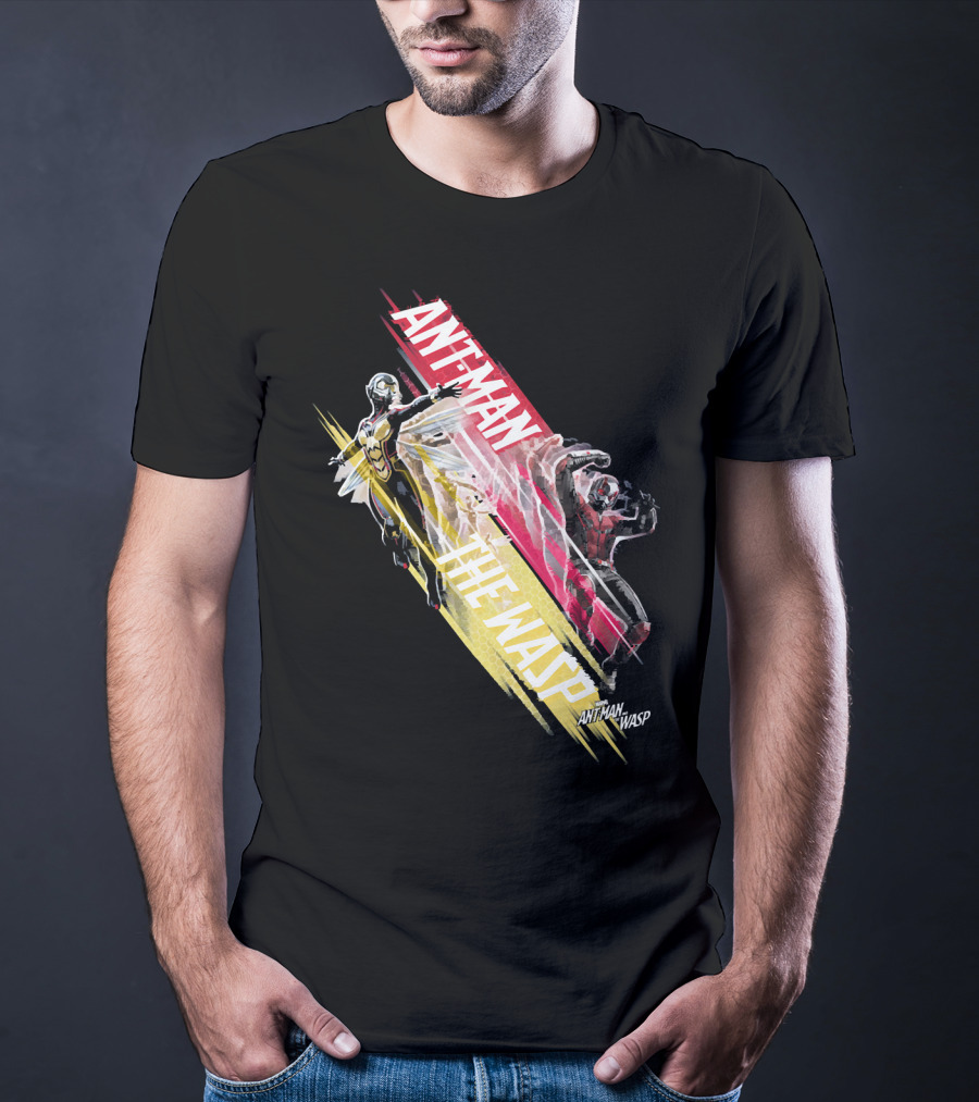 Ant-Man And The Wasp Marvel Official Artwork Dynamic Motion T-Shirt