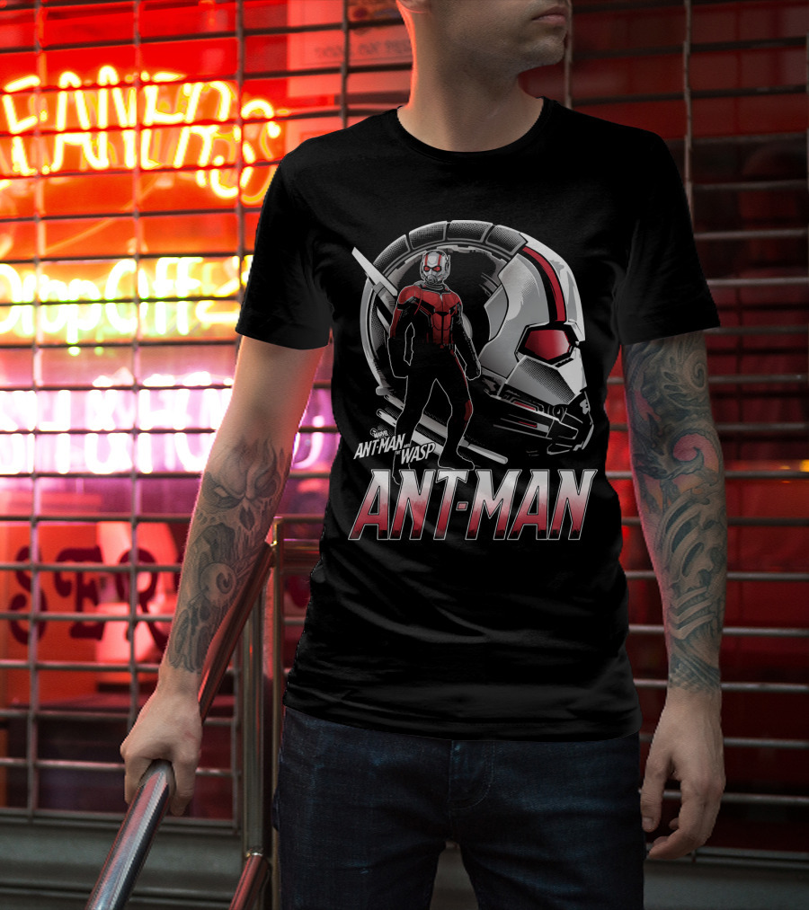 Marvel Ant-Man And The Wasp Helmet Profile T-Shirt