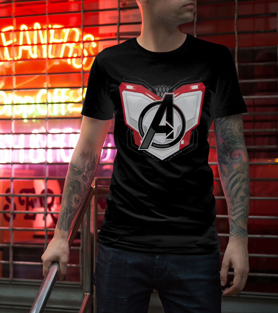 Avengers Logo Quantum Suit T-Shirt