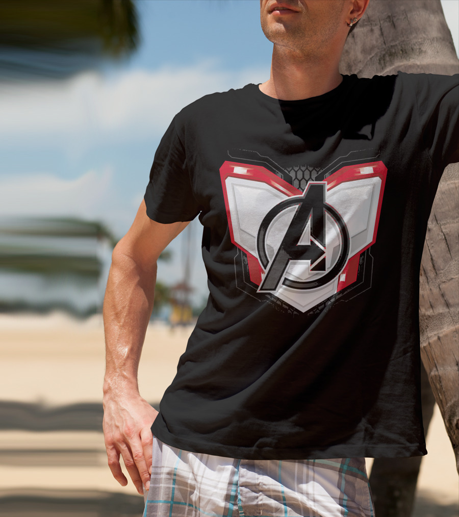 Avengers Logo Quantum Suit T-Shirt