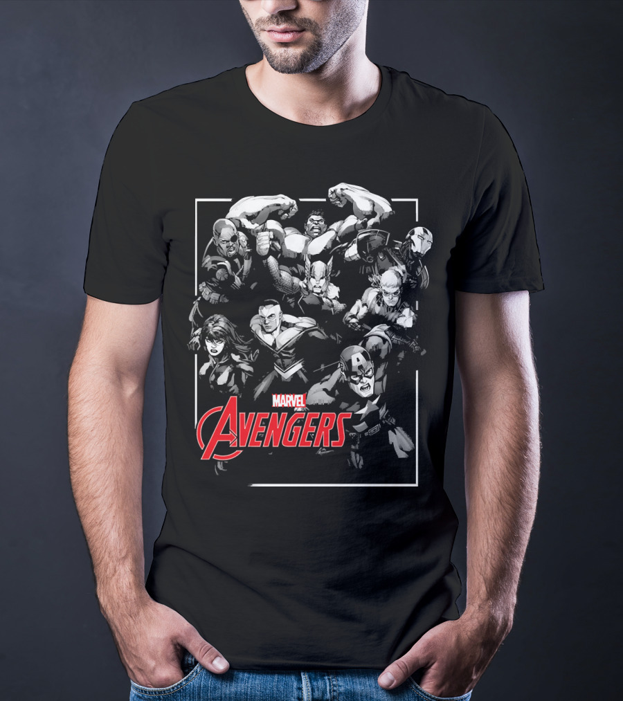 Marvel Avengers Heroes Unite Pop Out T-Shirt