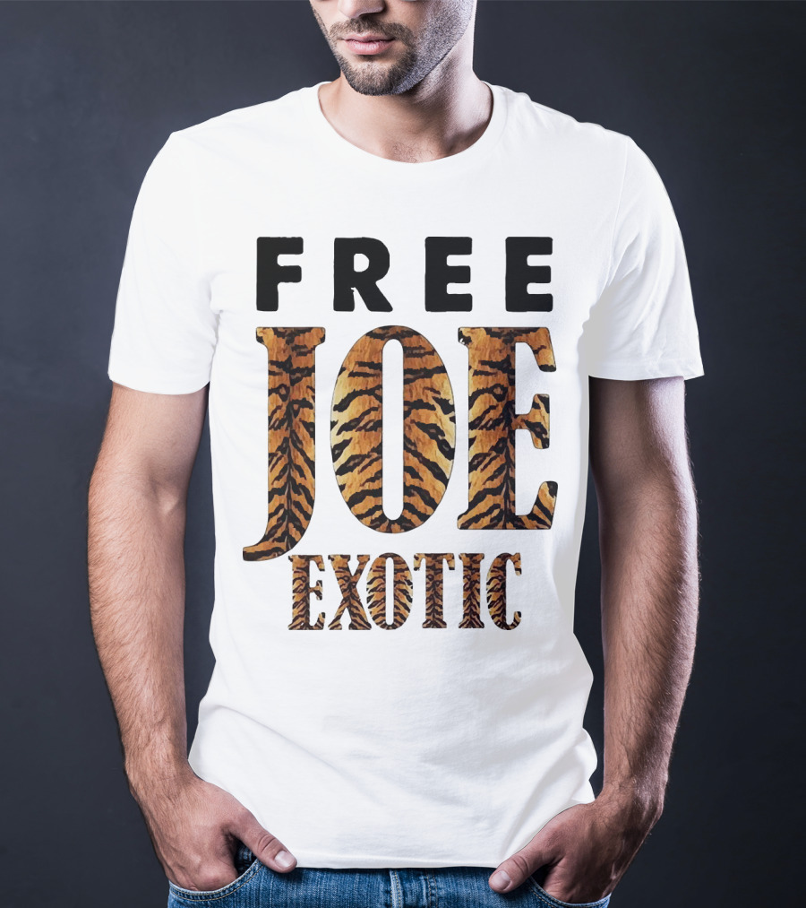 Free Joe Exotic Tiger Stripes T-Shirt