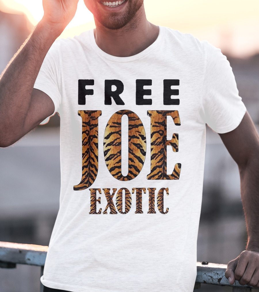 Free Joe Exotic Tiger Stripes T-Shirt