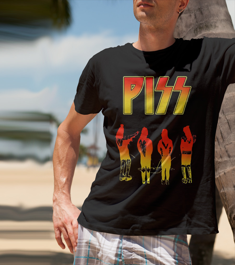 Piss Band Parody Silhouette Boys T-Shirt