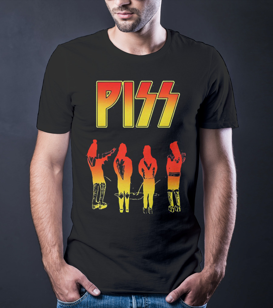 Piss Band Parody Silhouette Boys T-Shirt