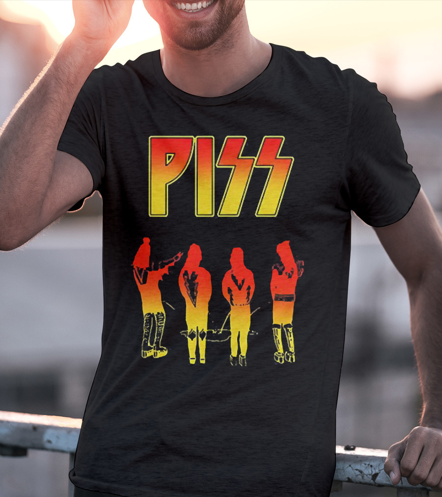 Piss Band Parody Silhouette Boys T-Shirt