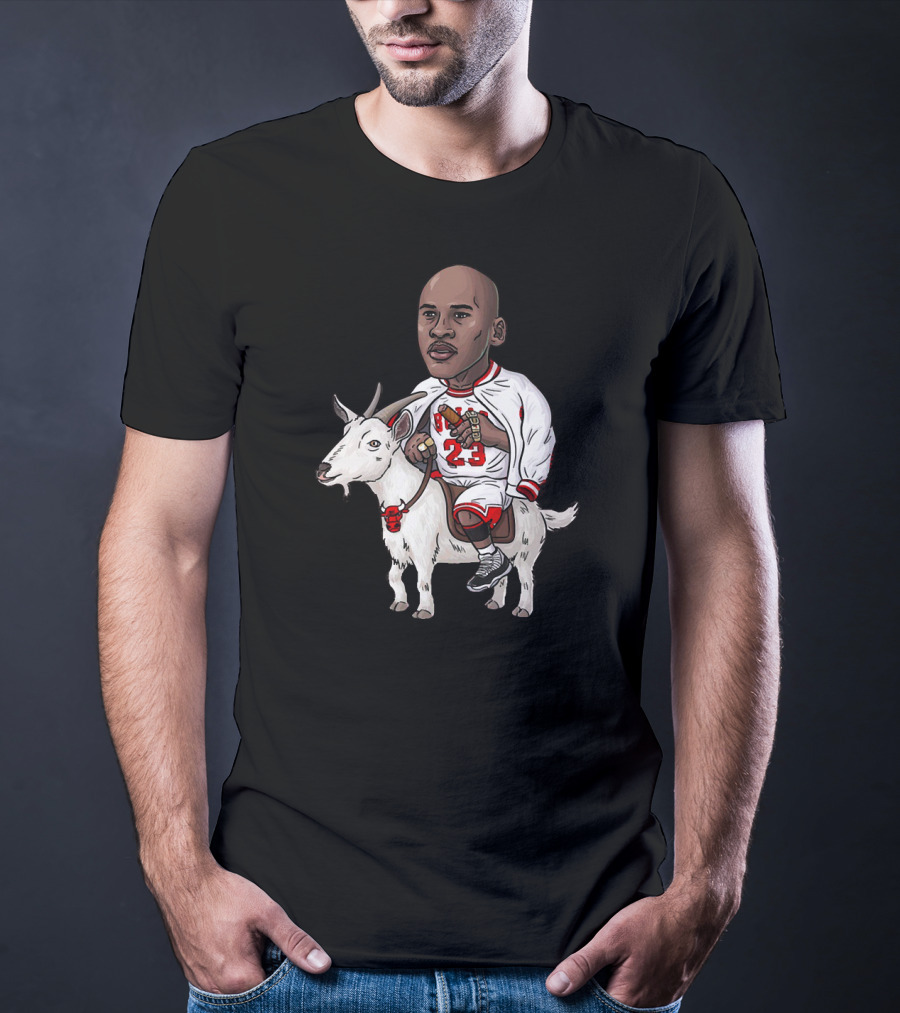 GOAT Jordan Riding 23 Iconic Basketball Legend T-Shirt
