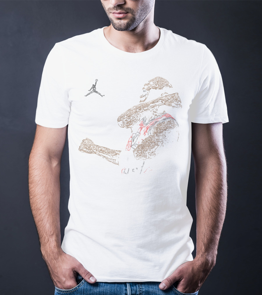 Michael Jordan Jumpman Neon Outline T-Shirt
