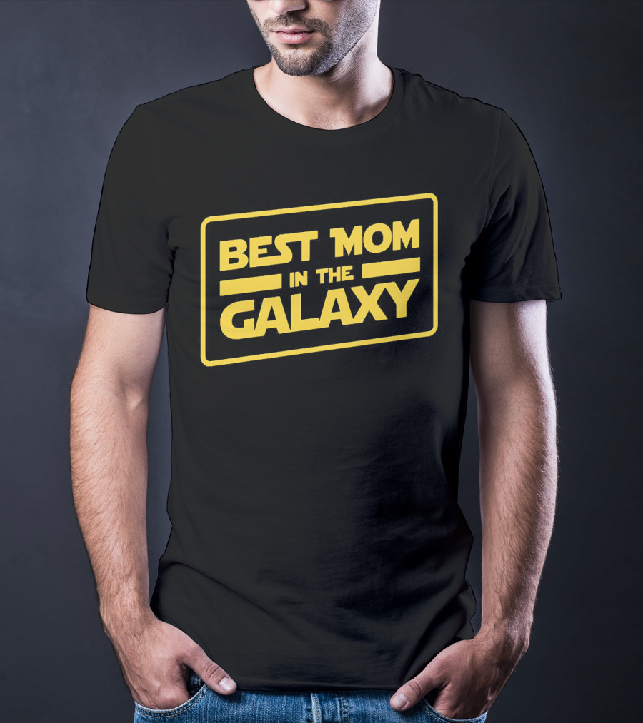 Best Mom In The Galaxy Star Wars Style T-Shirt