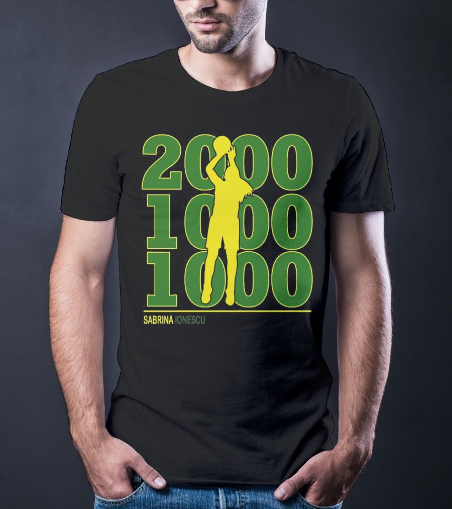 Sabrina Ionescu 2000 1000 1000 T-Shirt