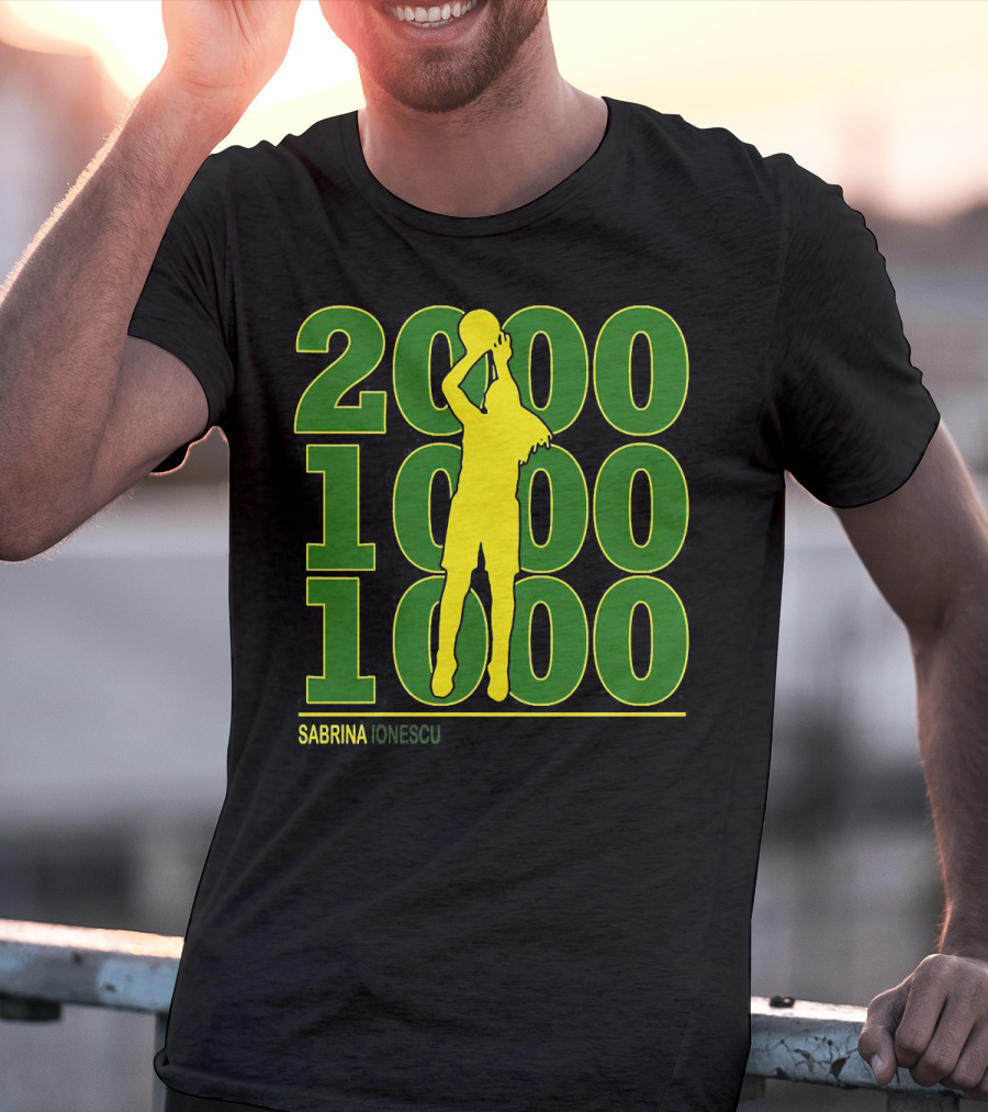 Sabrina Ionescu 2000 1000 1000 T-Shirt