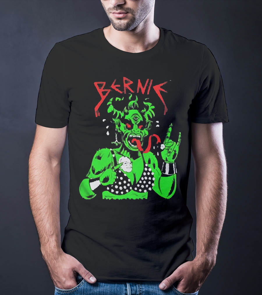 Bernie Sanders Metal Green Satan Symbolic T-Shirt