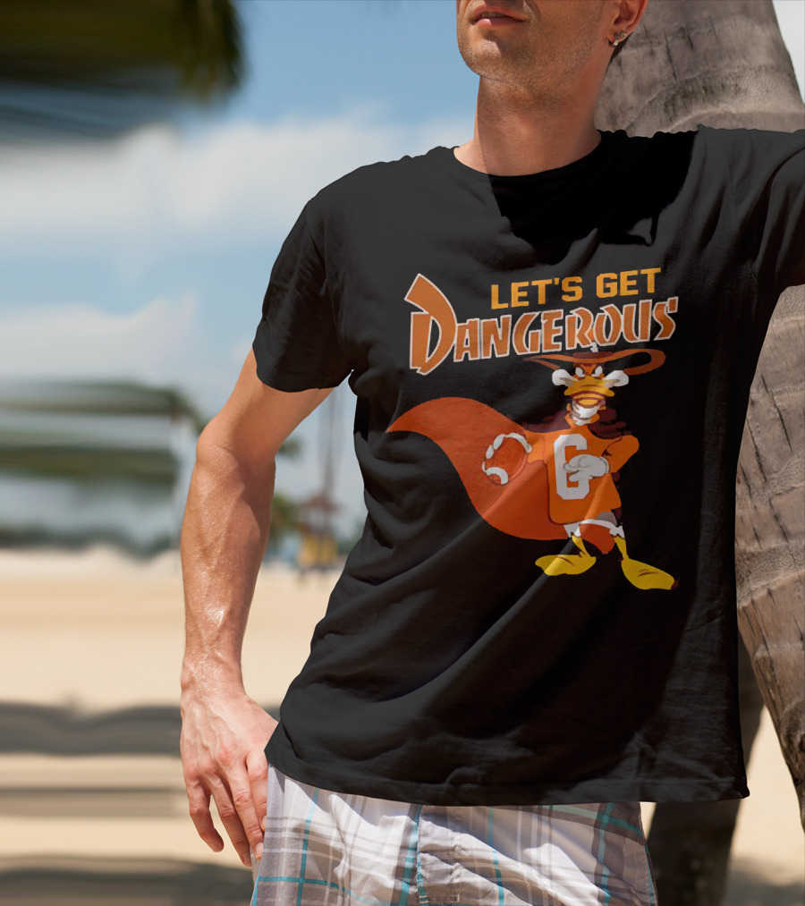 Darkwing Duck Let's Get Dangerous Football T-Shirt
