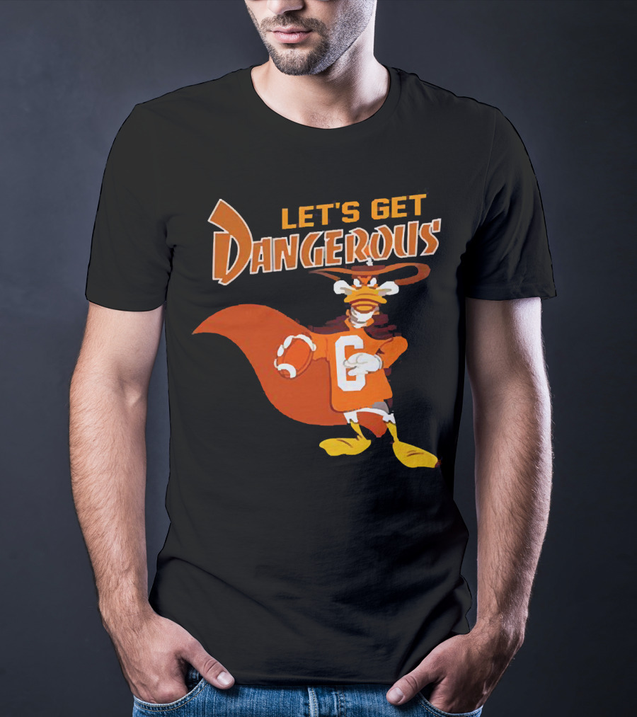 Darkwing Duck Let's Get Dangerous Football T-Shirt