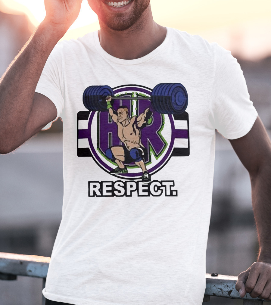 John Cena Cenation HR Respect Weightlifting Champion T-Shirt