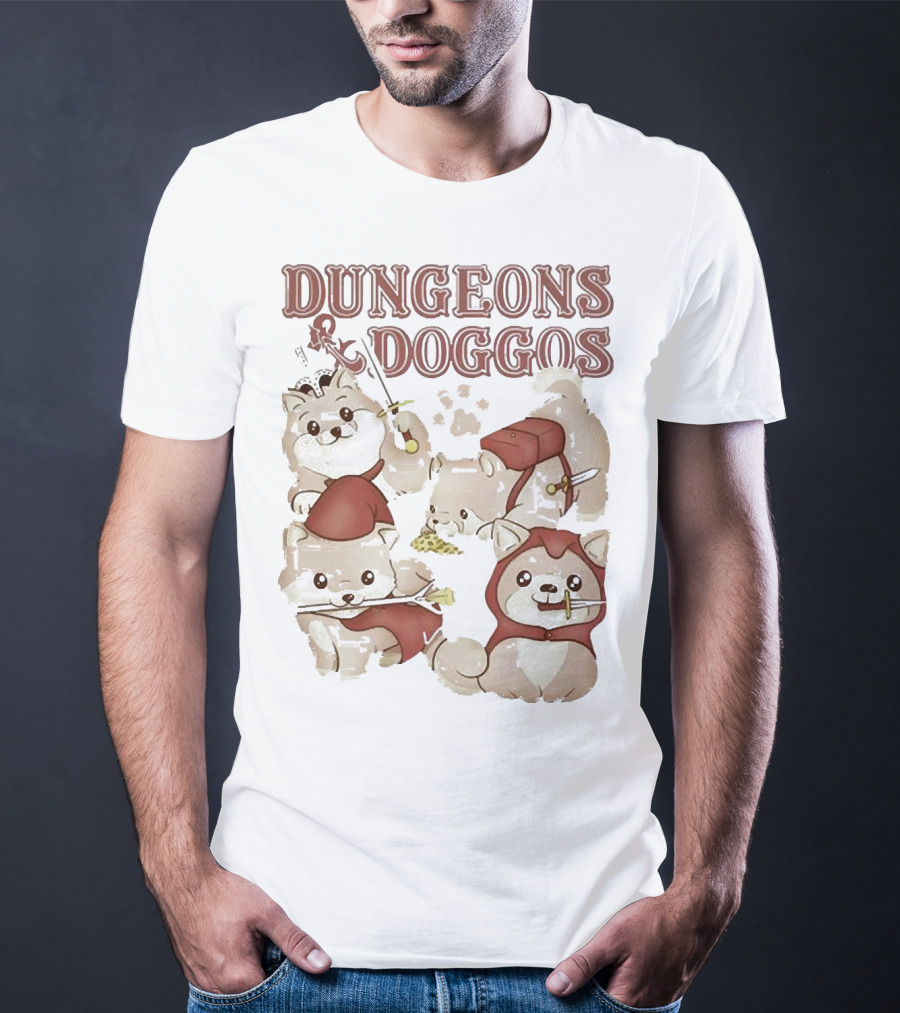 Dungeons And Doggos Adventure Pups T-Shirt