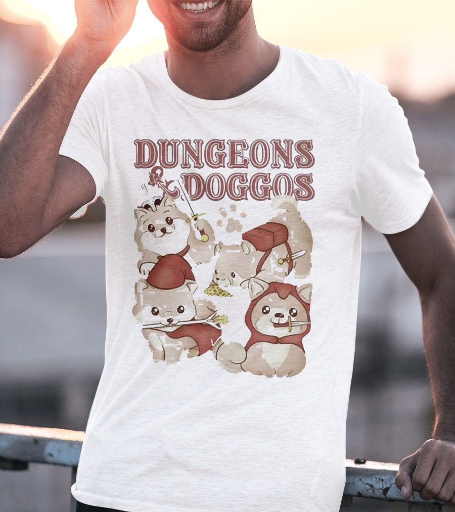 Dungeons And Doggos Adventure Pups T-Shirt