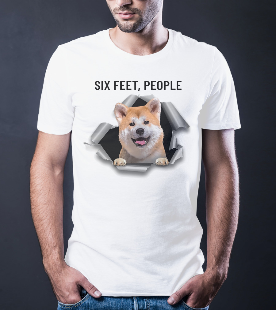 Six Feet People Akita Torn Ripper T-Shirt