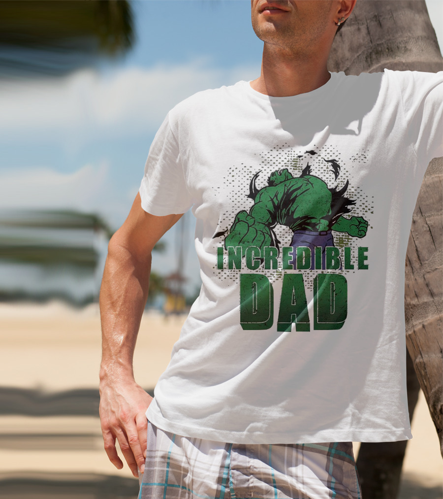 Marvel Hulk Father's Day Incredible Dad Hero T-Shirt