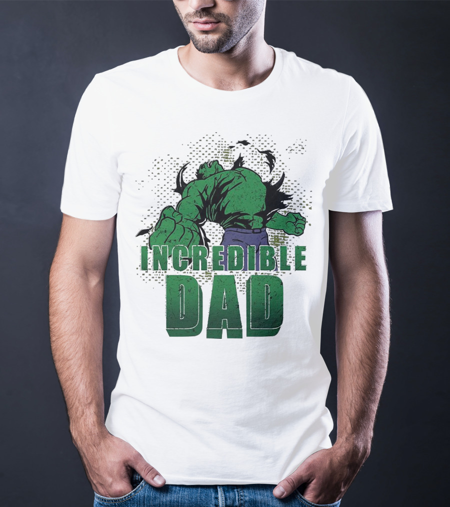 Marvel Hulk Father's Day Incredible Dad Hero T-Shirt
