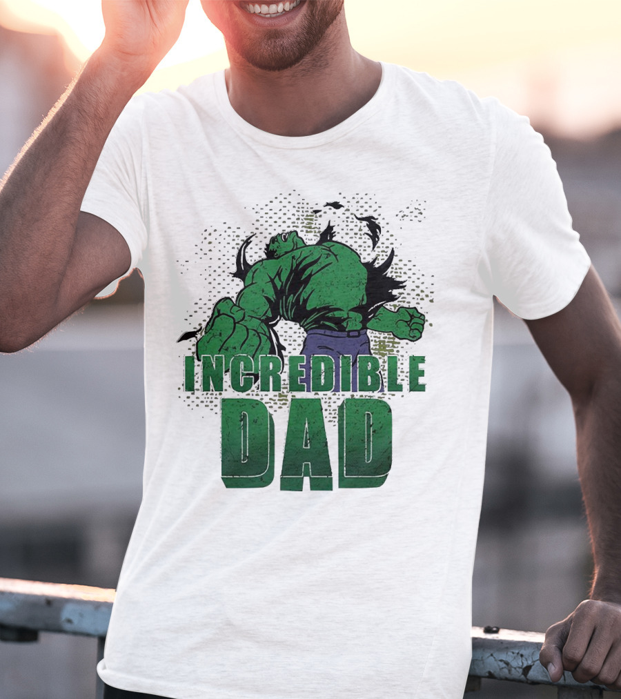 Marvel Hulk Father's Day Incredible Dad Hero T-Shirt