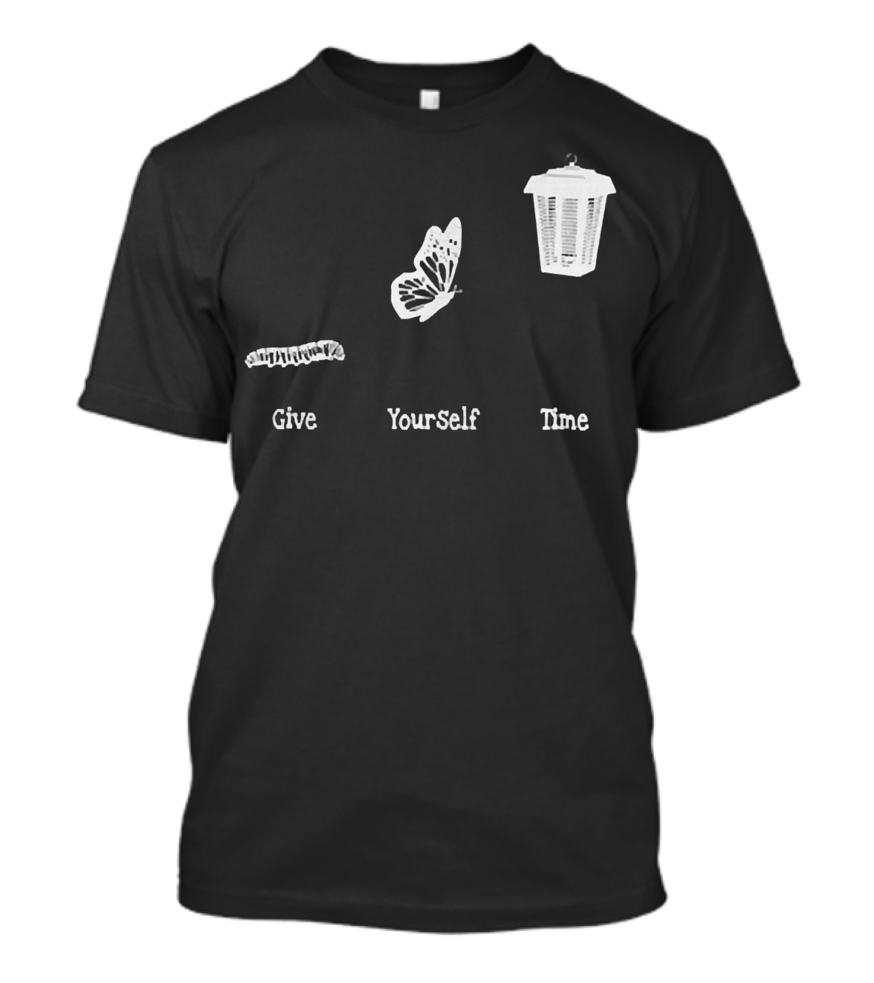 Give Yourself Time Bug Butterfly Lantern T-Shirt