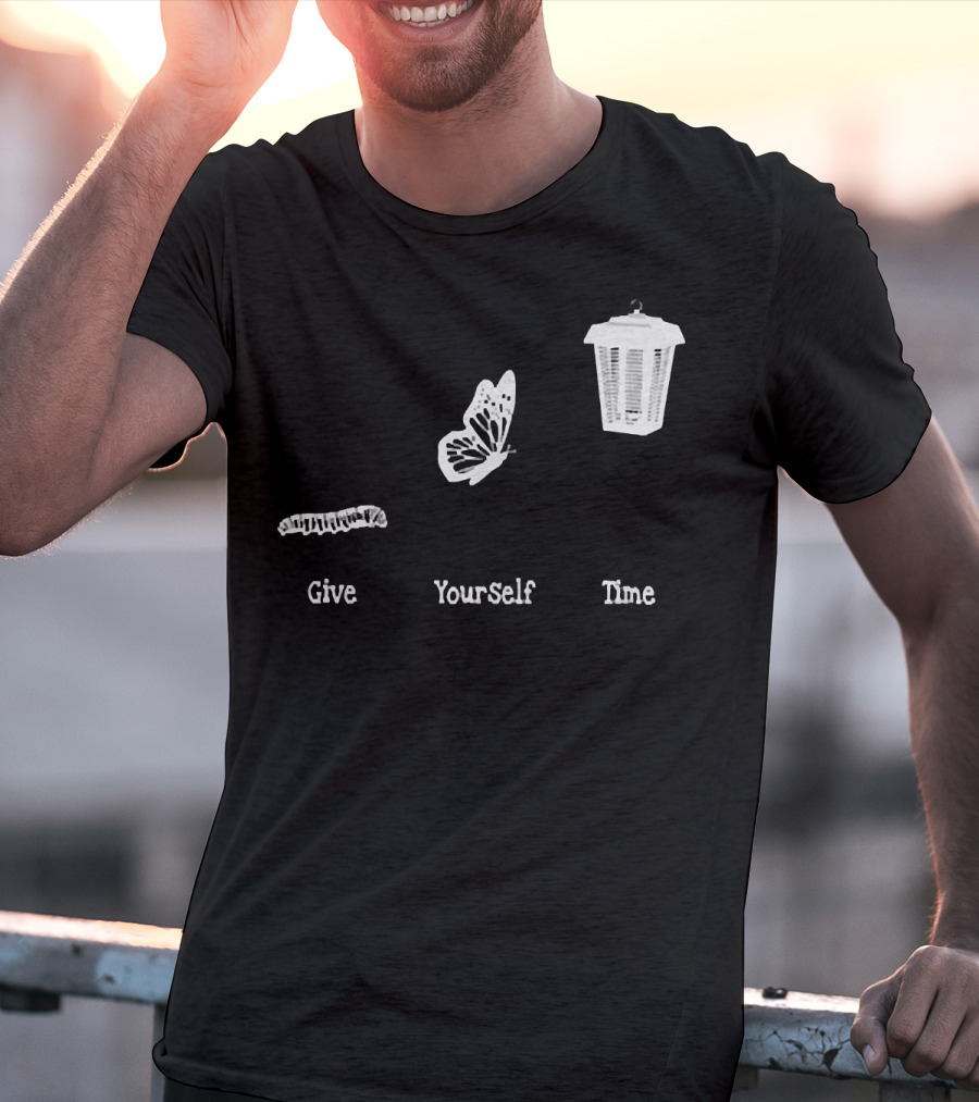 Give Yourself Time Bug Butterfly Lantern T-Shirt