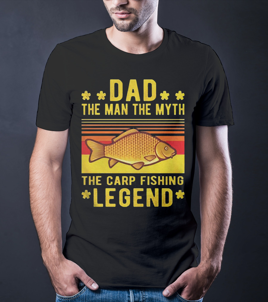 Dad The Man The Myth The Carp Fishing Legend Classic T-Shirt