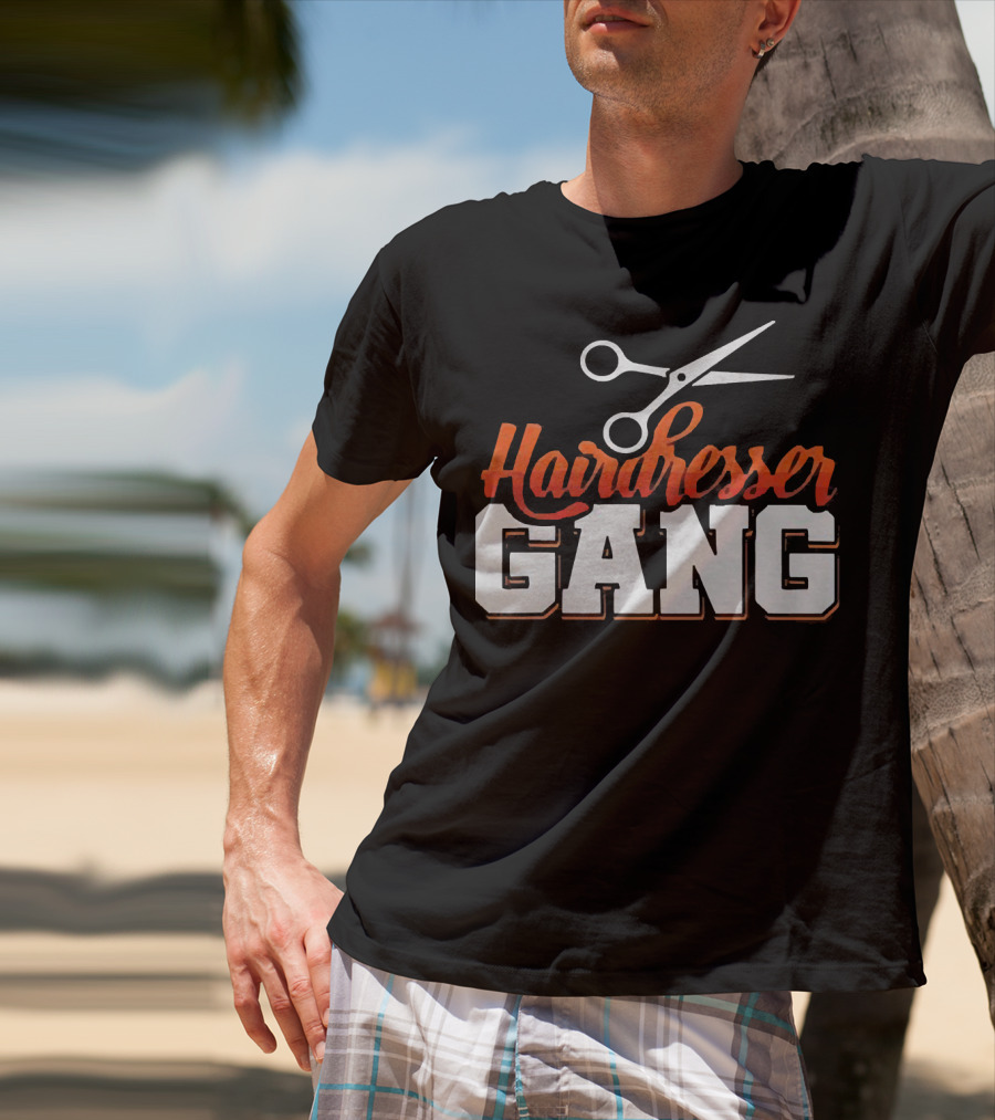 Hairdresser Gang Scissors T-Shirt