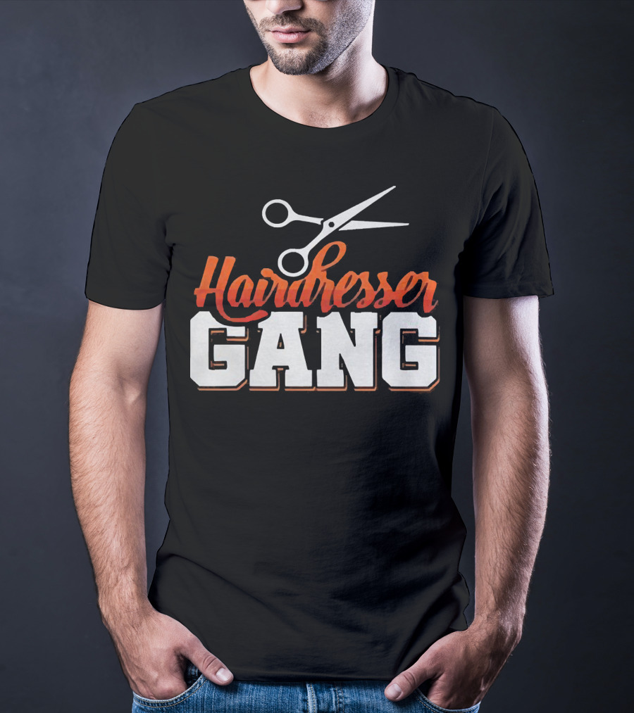 Hairdresser Gang Scissors T-Shirt