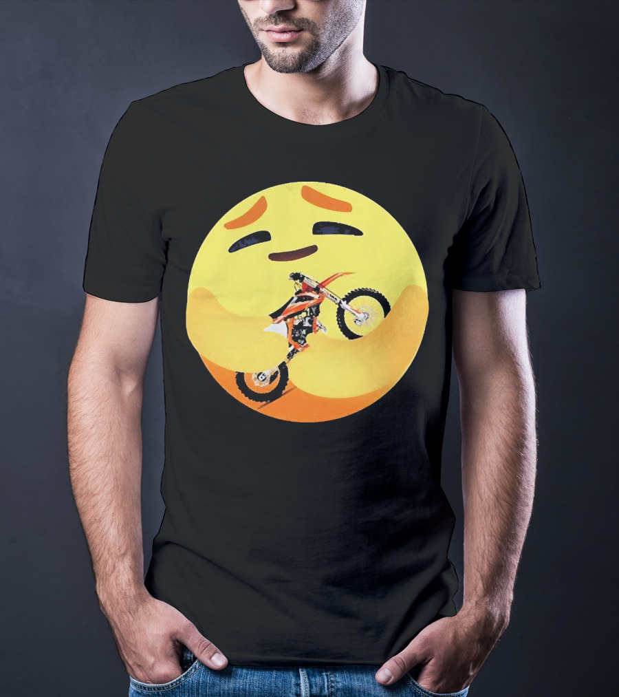 Icon Care Hug Terrain Motorcycle Emoji T-Shirt