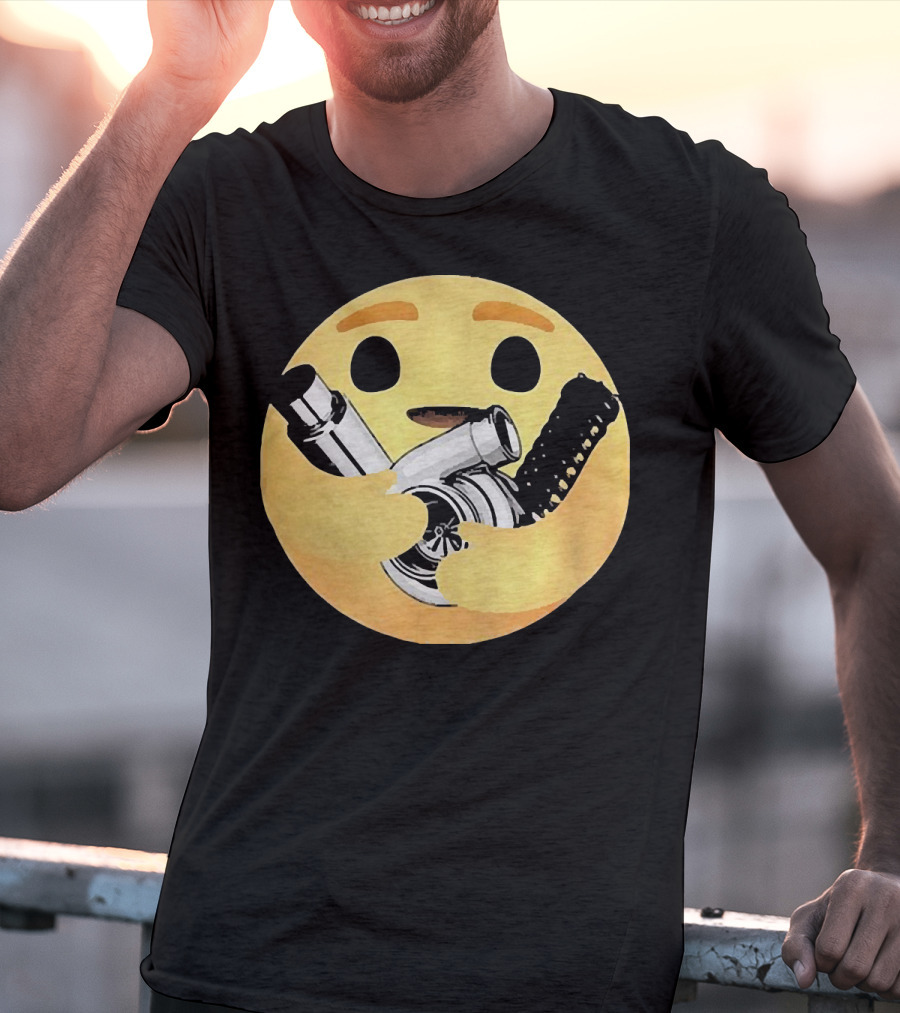 Hugging Emoji Turbocharger Car Enthusiast T-Shirt