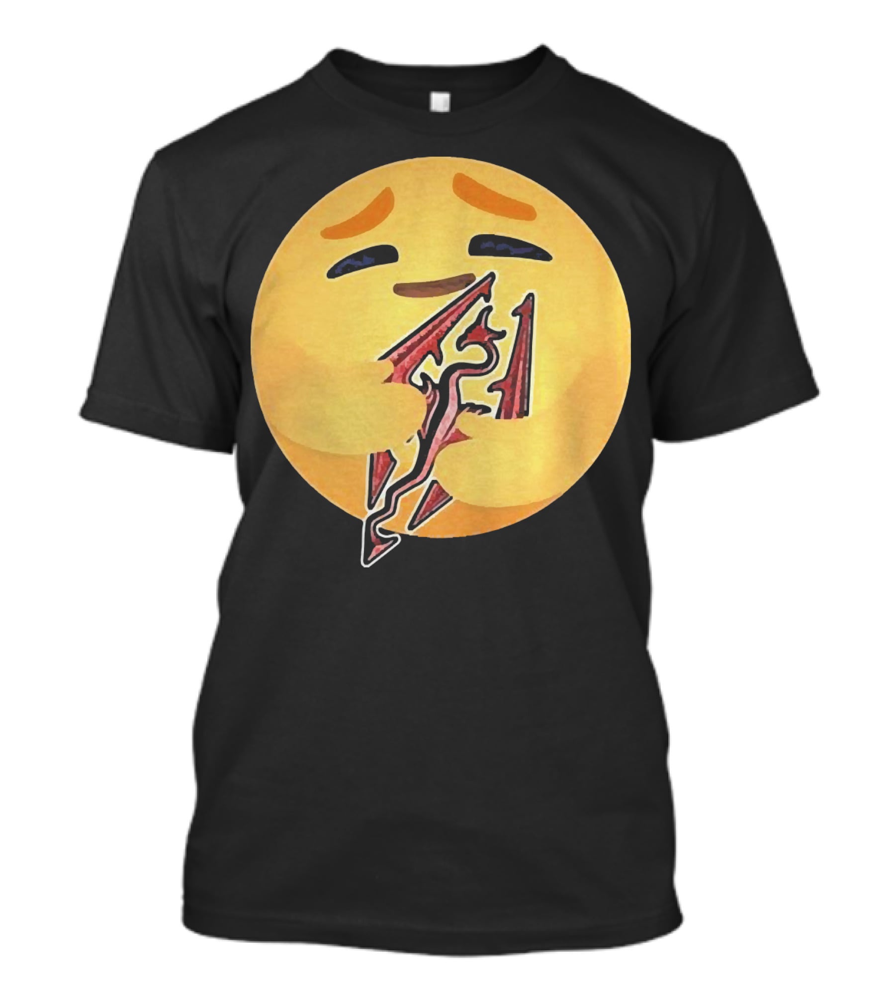 Happy Emoji Hugging Skyrim T-Shirt