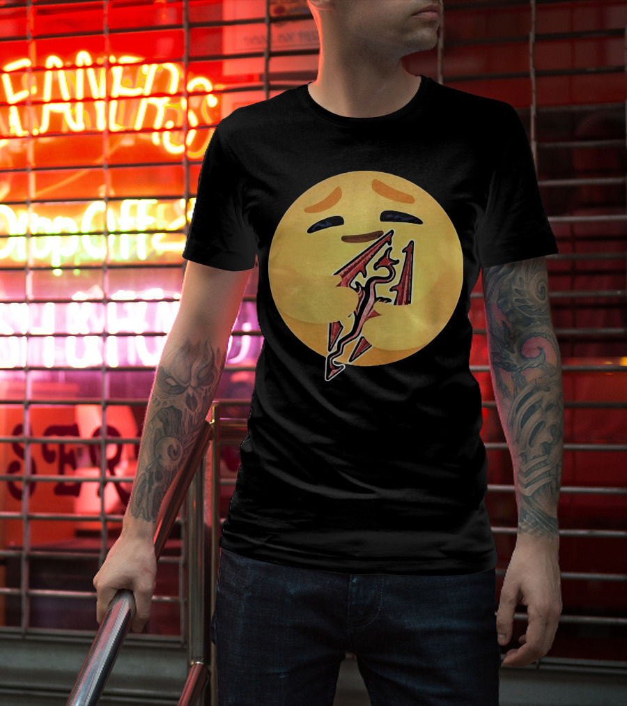Happy Emoji Hugging Skyrim T-Shirt