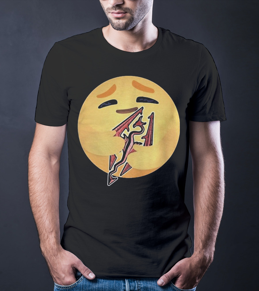 Happy Emoji Hugging Skyrim T-Shirt
