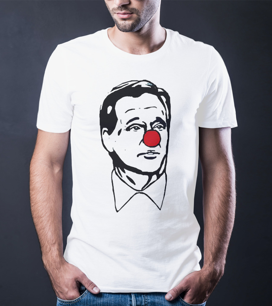 Matt Patricia Goodell Clown NFL Red Nose Iconic Image T-Shirt