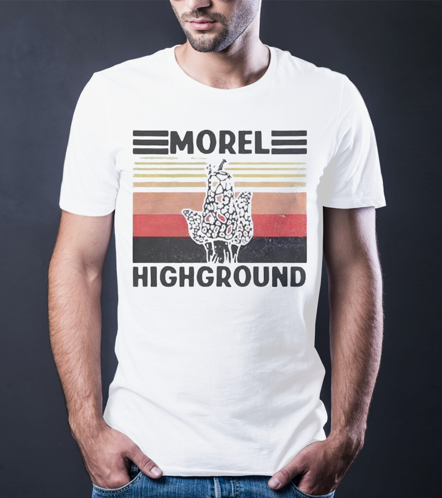 Morel Highground Mushroom Hunter Snail T-Shirt