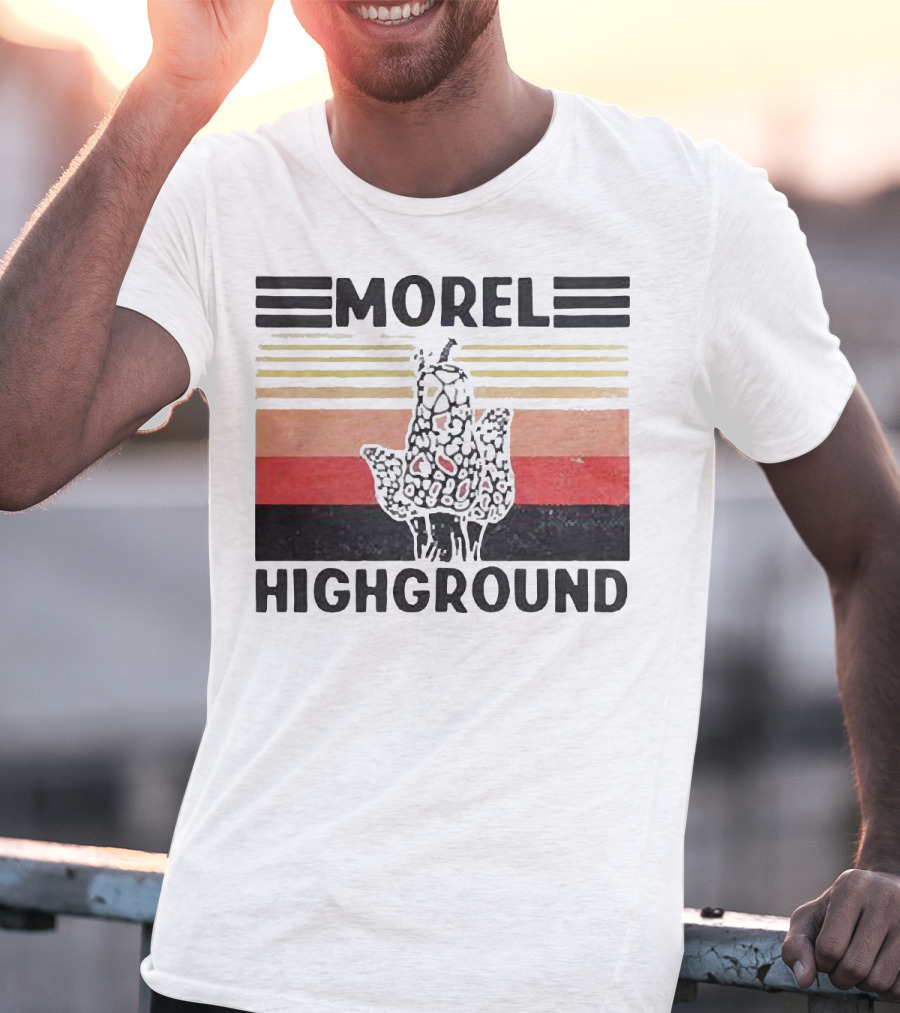 Morel Highground Mushroom Hunter Snail T-Shirt